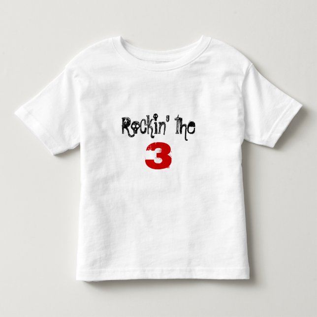 T-shirt Rockin os 3 (Frente)