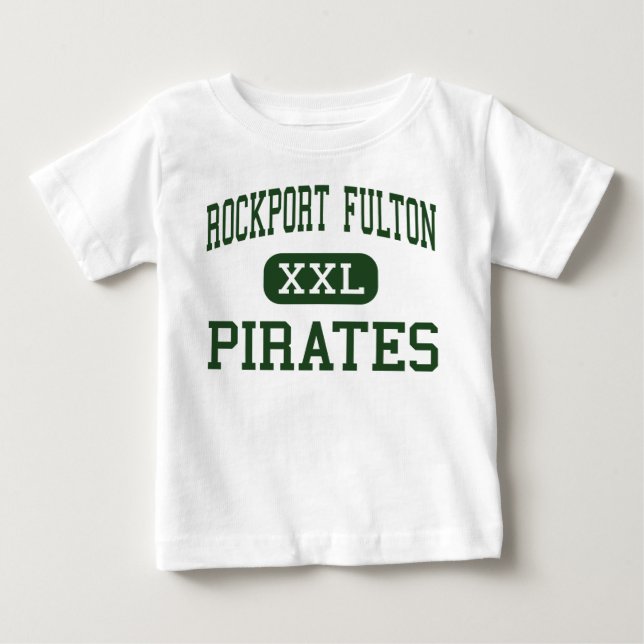 T-shirt Rockport Fulton - piratas - alto - Rockport Texas (Frente)