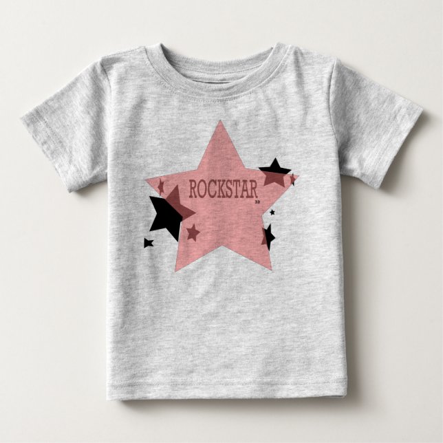 T-shirt Rockstar Baby Girl (Frente)