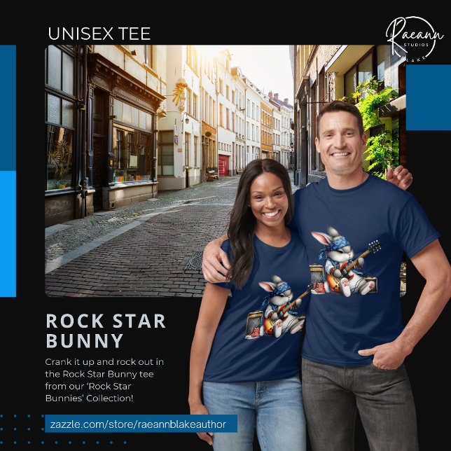 T-Shirt Rockstar Bunny (Criador carregado)