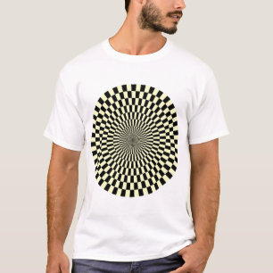 T-shirt Roda de Arte Op - Creme e Preto