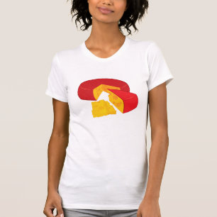 T-shirt Roda de Queijo Cera Vermelha Laticínio