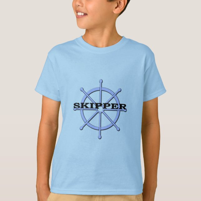 T-shirt Roda do navio do capitão (Frente)