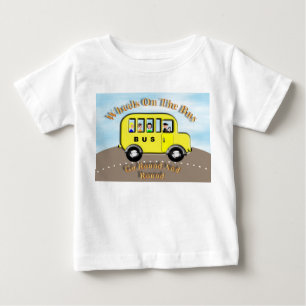 T-shirt Rodas bonitas no topo do ônibus personalizado