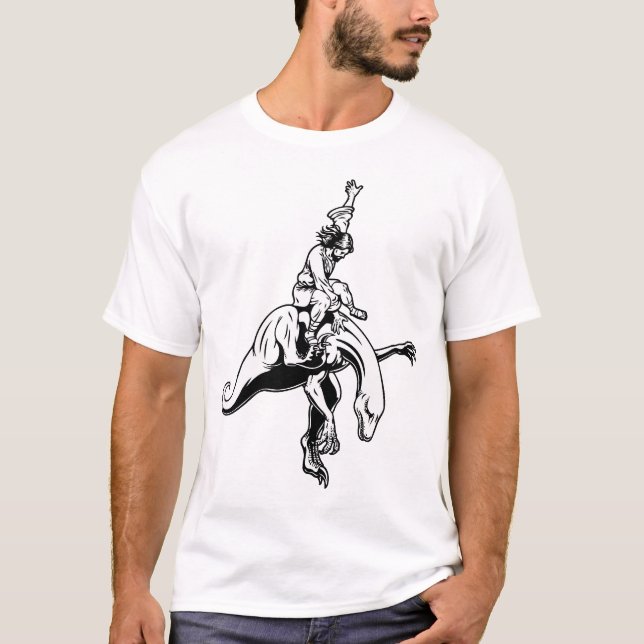 T-shirt Rodeio Jesus do raptor (Frente)