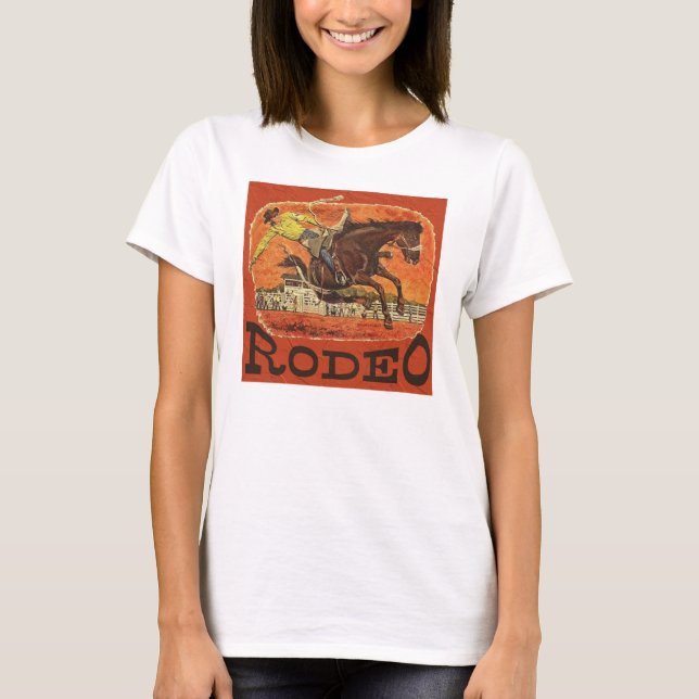 T-shirt Rodeo Cowboy (Frente)
