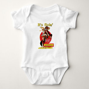 T-shirt Rodeo Cowgirl On Horse Fixin Get Western