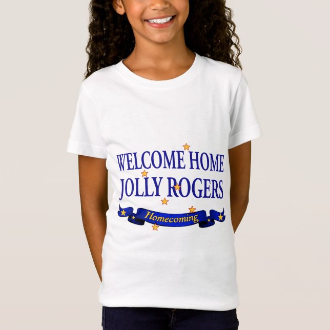 T-shirt Rogers alegre Home bem-vindo (Frente)