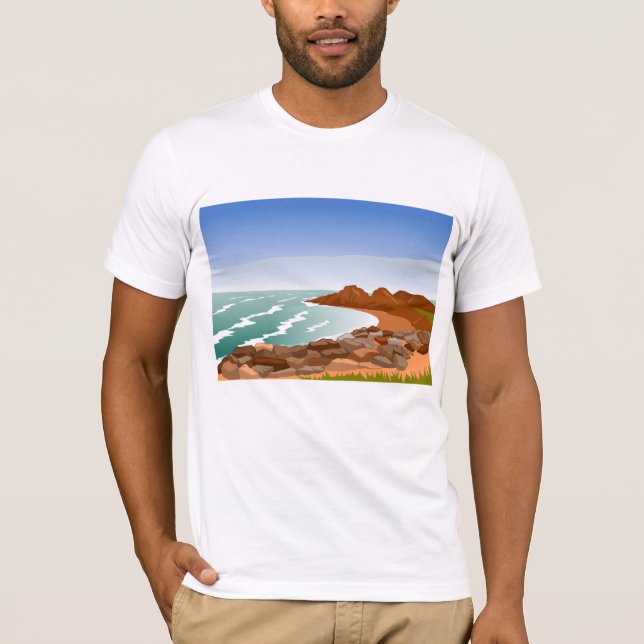 T-Shirt Roky Coast Mens (Frente)