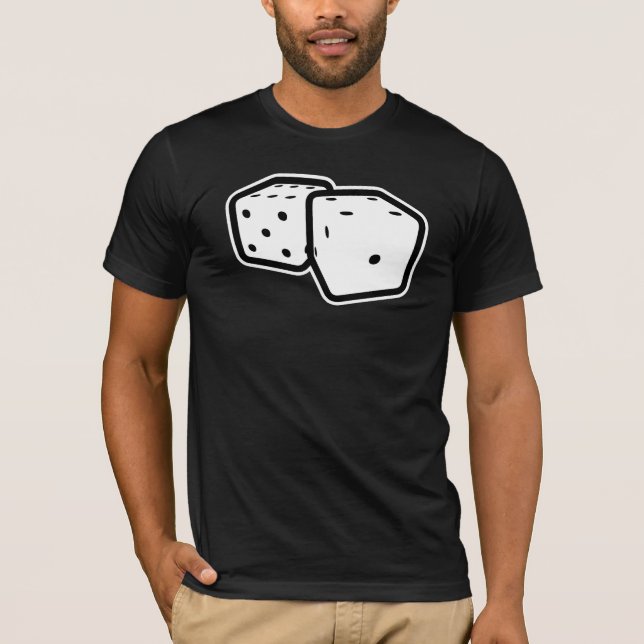 T-shirt rolado dos dados (Frente)