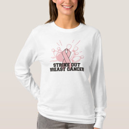 T-shirt Rolar golpeia para fora o cancro da mama