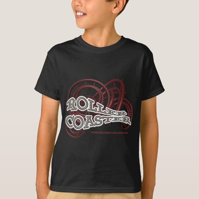 T-shirt Roller Coaster Red & Grey RJC01WS.png (Frente)