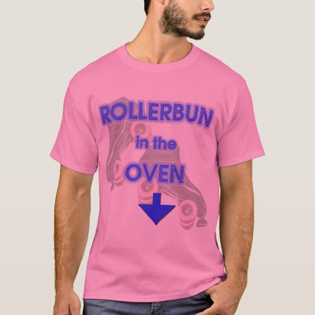 T-shirt Rollerbun no forno (Frente)
