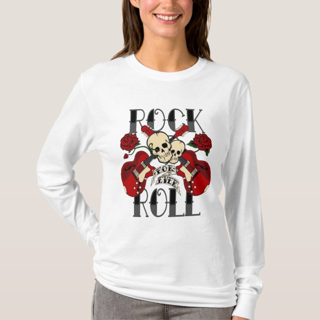 T-shirt Rolo da rocha n para sempre (Frente)