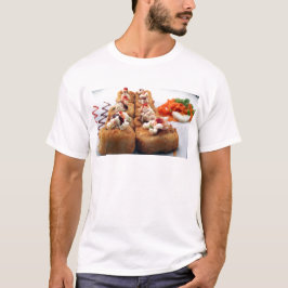 T-shirt Rolos de Sushi Arroz Comida Japonesa Asiática