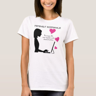 T-shirt Romance feminista: pode rasgar seu próprio corpete