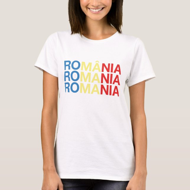 T-SHIRT ROMANIA (Frente)