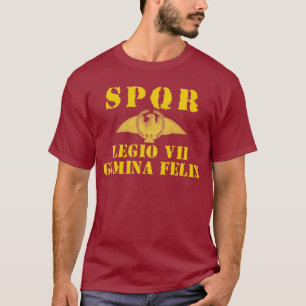 T-shirt romano da legião dos 7os Gêmeos