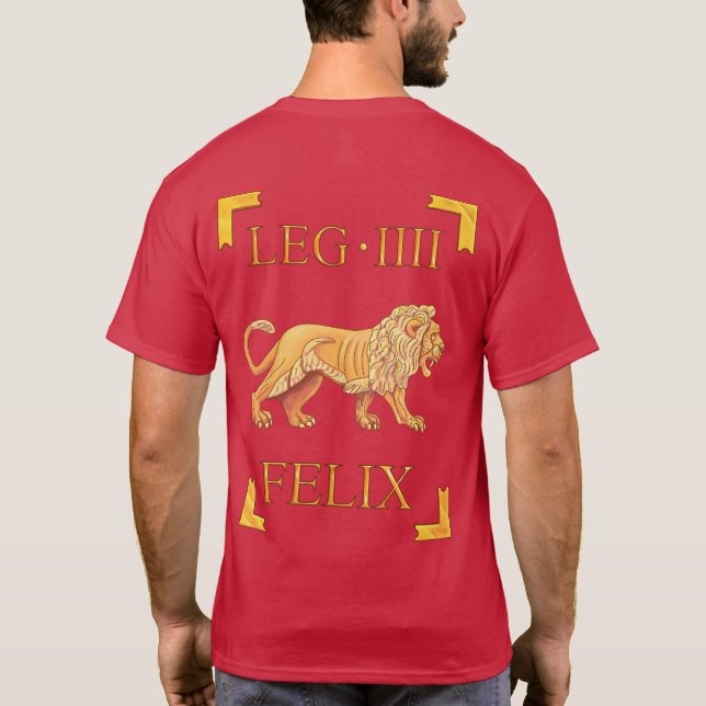 T-shirt romano de 4 Legio IIII Flavia Felix (Verso)