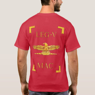 T-shirt romano de 5 Legio V Macedonica Vexillum