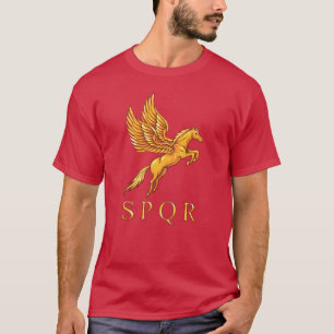 T-shirt romano do gráfico de Pegasus