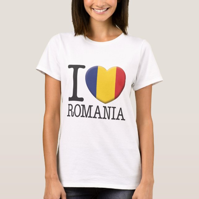 T-shirt Romênia (Frente)