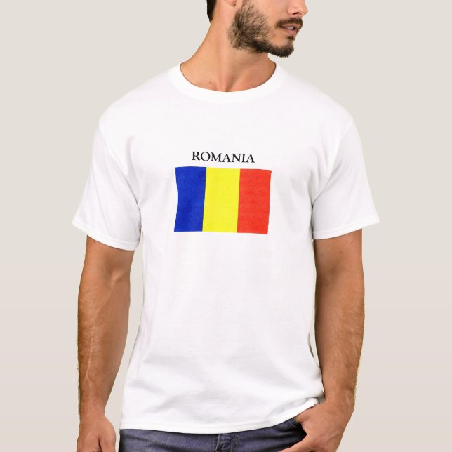 T-shirt RomFlag1 (Frente)