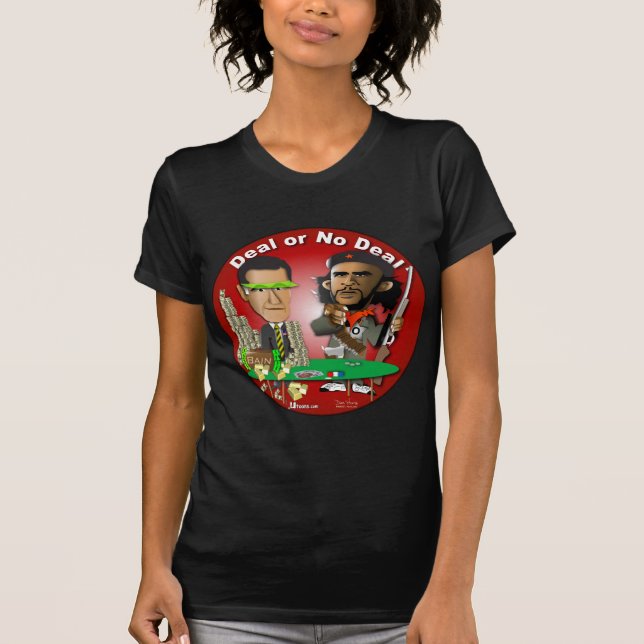 T-shirt Romney e Che Obama (Frente)