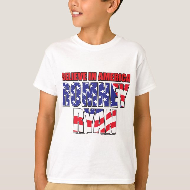 T-shirt Romney e Ryan (Frente)
