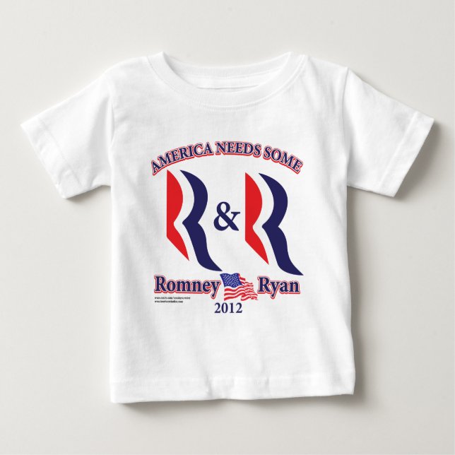 T-shirt Romney e Ryan (Frente)