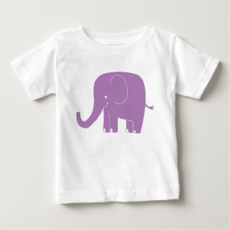 T-shirt Romper de elefante roxo