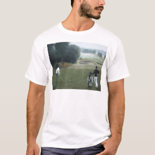 T-shirt Ron McGill Golfing Oil Painting 1