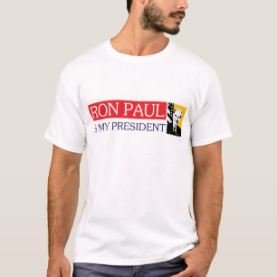 T-shirt Ron Paul é meu presidente