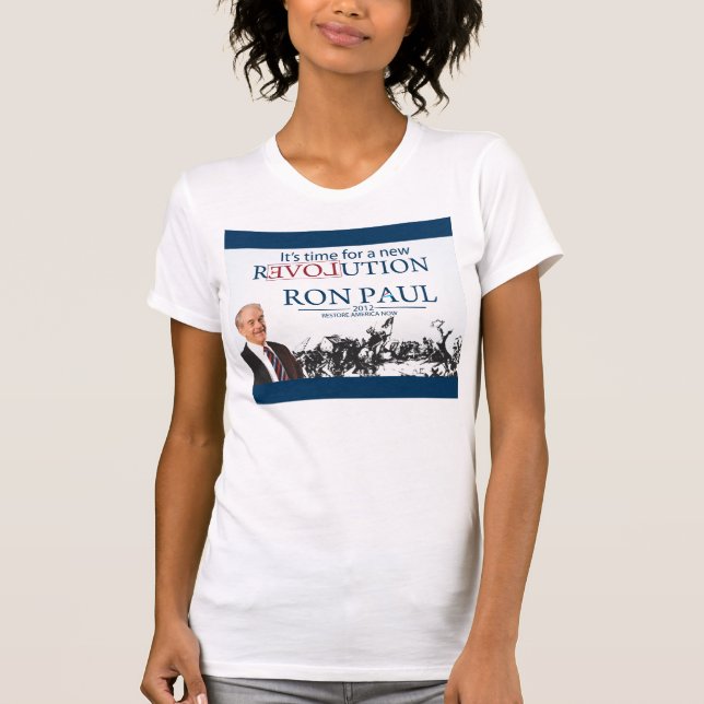 T-shirt Ron Paul para Presidente (Frente)