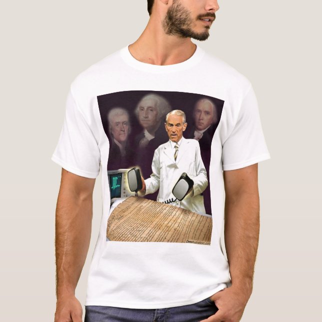 T-shirt ronpaulcons (Frente)