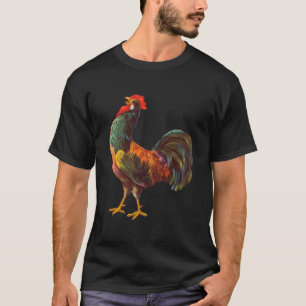 T-shirt Rooster Vintage Cochen Art