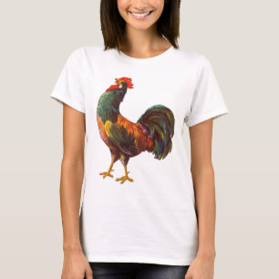 T-shirt Rooster Vintage Cochen Art