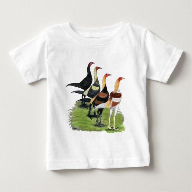 T-shirt Roosters de Jogos Modernos (Frente)