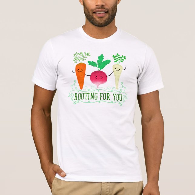 T-shirt Root Pun Positivo - Root para você (Frente)