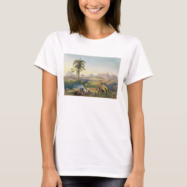 T-shirt Roraima, uma Faixa Notável de Montanhas Sandstone (Frente)