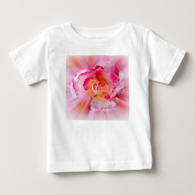 T-shirt Rosa amarelo rosa (Frente)