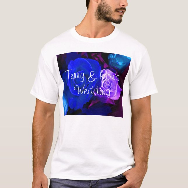 T-shirt Rosa azul-roxo (Frente)