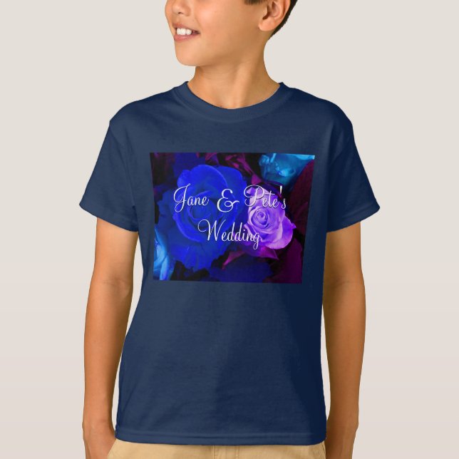 T-shirt Rosa azul-roxo (Frente)