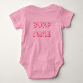 T-shirt Rosa "Burp Here"
