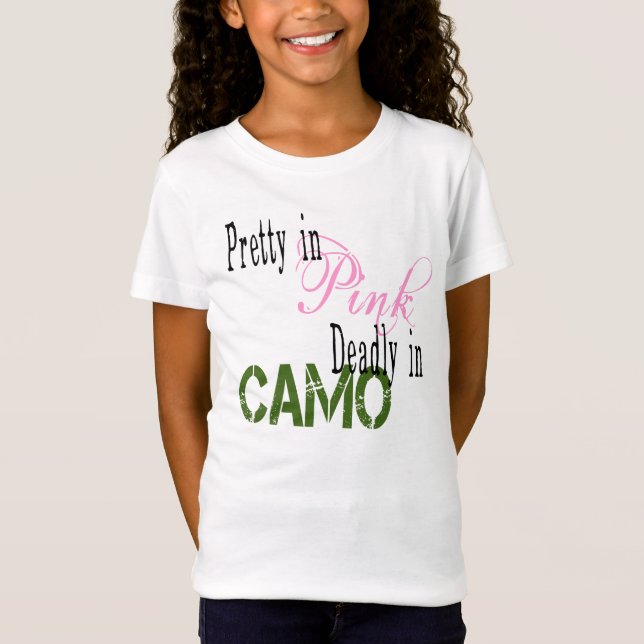 T-shirt Rosa & Camo (Frente)