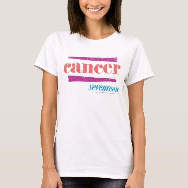 T-shirt Rosa do cancer (Frente)