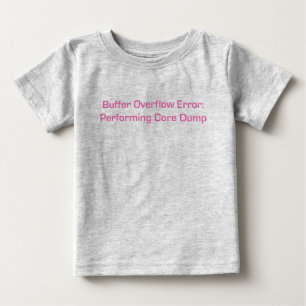 T-shirt Rosa do excesso do amortecedor