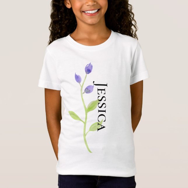 T-shirt ROSA PURPLE PERSONALIZADA (Frente)