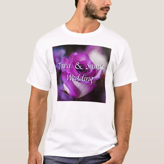 T-shirt Rosa púrpura (Frente)