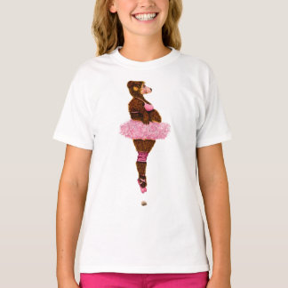 T-Shirt Rosa-Rosa-Rosa-Ballerina